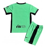 Atletico Madrid Replika babykläder Tredjeställ Barn 2023-24 Kortärmad (+ korta byxor)